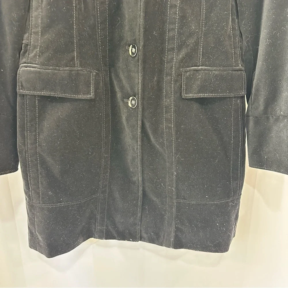 Chico's Luxurious Velvet Renesmee Jacket Coat Size 0 US size 4/6 Small NEW